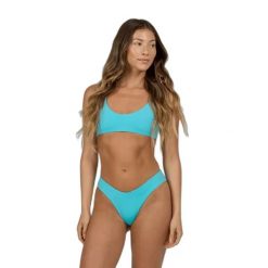 Damski 2-częściowy kostium kąpielowy Salty Crew Seafarer Skimpy V. Niebieskie bikini SALTY CREW, bez wzorów. Za 292.00 zł.