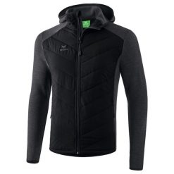 Pikowana kurtka Erima Function w kolorze czarnym. Czarne kurtki męskie Erima, m, bez wzorów, z materiału, sportowe, z kapturem. Za 434.99 zł.
