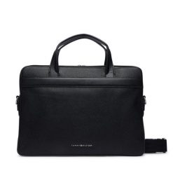 Torba na laptopa Tommy Hilfiger. Czarne torby na laptopa damskie Tommy Hilfiger, bez wzorów. Za 1,299.00 zł.