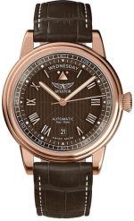 Zegarek Aviator Zegarek męski Aviator V.3.35.2.280.4 brązowy. Brązowe zegarki męskie AVIATOR, bez wzorów. Za 4,950.00 zł.
