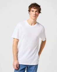 MESKA KOSZULKA WRANGLER 2 PACK TEE BLACK 112321452. Czarne t-shirty męskie Wrangler, xl, bez wzorów, bez kołnierzyka, bez ramiączek. Za 99.99 zł.