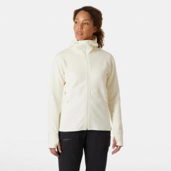 Bluza damska z kapturem Helly Hansen Evolved Air. Białe bluzy damskie Helly Hansen, m, bez wzorów, z materiału, casualowe, bez ramiączek, z kapturem. Za 535.00 zł.