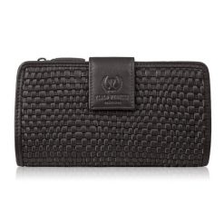 Duży portfel damski ciemnobrązowy handmade z ochroną RFID Paolo Peruzzi AY-08-BR. Brązowe portfele damskie Paolo Peruzzi, ze skóry. Za 89.00 zł.