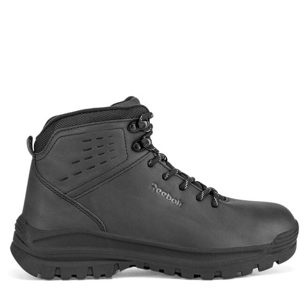 Trapery Reebok. Czarne trapery damskie Reebok, bez zapięcia. Za 199.99 zł.