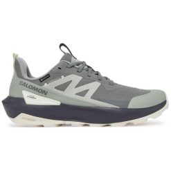 Buty trekkingowe Salomon L47757800 męskie. Szare trekkingi męskie Salomon, z syntetyku, bez zapięcia. Za 633.70 zł.