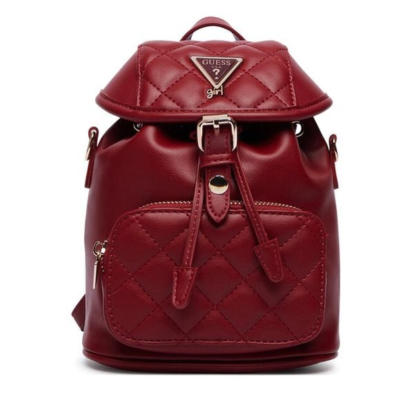 Plecak Guess. Czerwone plecaki damskie Guess, z aplikacjami. Za 324.99 zł.