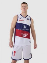 4F Koszulka meczowa replika domowa z sezonu 2024/25 męska 4F x PLK - KING Szczecin - multikolor XL. Koszulki sportowe męskie 4F, m, bez wzorów, z dzianiny, bez ramiączek, na fitness i siłownię. Za 219.99 zł.