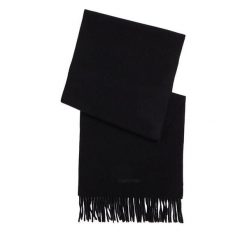 Szalik Calvin Klein. Czarne szaliki męskie Calvin Klein, bez wzorów. Za 299.99 zł.