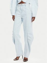 ROTATE Jeansy 1138251468 Niebieski Relaxed Fit. Niebieskie jeansy damskie ROTATE, bez wzorów, z bawełny. Za 719.99 zł.