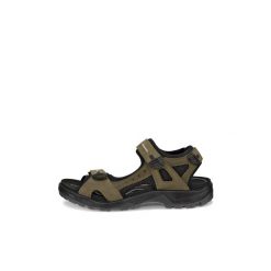 Sandały Ecco Offroad Yucatan. Zielone sandały męskie ecco, na lato, bez wzorów, z materiału, eleganckie, bez zapięcia. Za 511.00 zł.