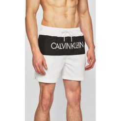 Calvin Klein Jeans - Kąpielówki. Białe kąpielówki męskie Calvin Klein Jeans, m, bez wzorów, z jeansu. W wyprzedaży za 219.90 zł.