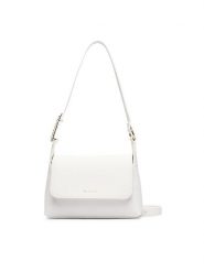 Valentino Torebka Helen VBS9N509G Biały. Białe listonoszki damskie Valentino, bez wzorów, ze skóry, bez dodatków. Za 609.99 zł.