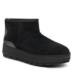 Śniegowce Tommy Hilfiger. Czarne śniegowce damskie Tommy Hilfiger, bez zapięcia. Za 669.99 zł.