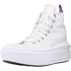 Tenisówki Converse Model Chuck Taylor All Star Move Hi Kolor Biały. Białe trampki i tenisówki damskie Converse, bez wzorów, z tkaniny, bez zapięcia. Za 272.99 zł.