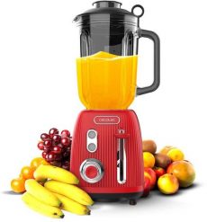 Blender kielichowy Cecotec Cecotec Power Black Titanium RetroRed Blender Kielichowy. Czarne blendery Cecotec. Za 318.67 zł.