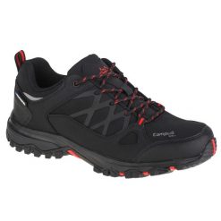 Buty trekkingowe męskie, Campus Rimo 2.0. Czarne buty zimowe męskie Campus, bez wzorów, z gumy, bez obcasa, bez zapięcia. Za 258.99 zł.