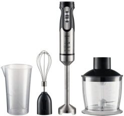 Blender Eldom ELDOM BLENDER WIELOFUNKCYJNY BL250 VEXI 800W CZARNO-SREBRNY METALOWA KOŃCÓWKA DO ROZDRABNIANIA POJEMNIK Z NOŻEM SIEKAJĄCYM O. Czarne blendery Eldom. Za 100.23 zł.