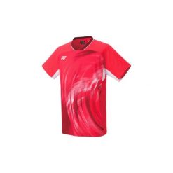 Koszulka sportowa męska Yonex CTM105684995. Czerwone koszulki sportowe męskie YONEX, l, bez wzorów, z poliesteru, bez ramiączek. Za 472.00 zł.