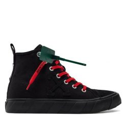 Trampki Off-White. Czarne trampki męskie OFF-WHITE, bez wzorów, bez zapięcia. Za 1,419.00 zł.