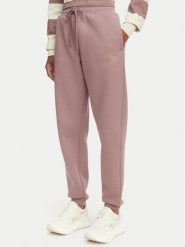 Reebok Spodnie dresowe Zana RK25690CC Brązowy Regular Fit. Brązowe spodnie sportowe damskie Reebok, bez wzorów, z dresówki. Za 259.99 zł.
