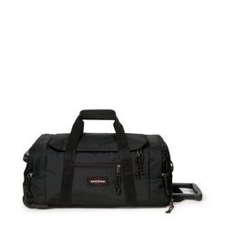 Torba podróżna Eastpak Leatherface S Plus. Czarne torby podróżne damskie Eastpak, bez wzorów, z materiału. Za 551.30 zł.