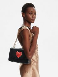 LOVE MOSCHINO Torebka JC4184PP1NLP0000 Czarny. Czarne torebki do ręki damskie Love Moschino, bez wzorów, ze skóry, bez dodatków. Za 509.99 zł.