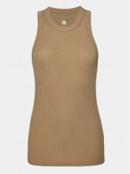 Athlecia Top Lankae W Top EA231328 Beżowy Regular Fit. Brązowe topy damskie Athlecia, bez wzorów, z bawełny, bez kołnierzyka, bez ramiączek. Za 139.99 zł.