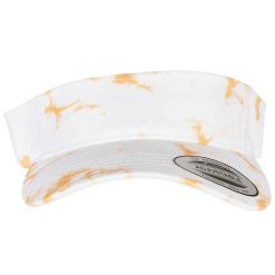 Zakrzywiona Czapka Z Daszkiem Batik Dye. Białe czapki damskie FLEXFIT, bez wzorów. Za 91.99 zł.