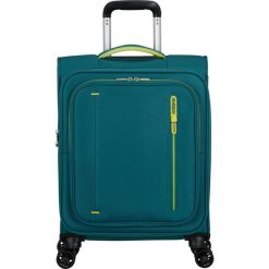 Walizka na 4 kółkach długa American Tourister Cloudrider S EXP TSA. Zielone walizki damskie American Tourister, bez wzorów, z materiału. Za 438.42 zł.