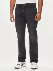 Lee Jeansy West 112322201 Czarny Straight Fit. Czarne jeansy męskie Lee, z bawełny. Za 269.99 zł.