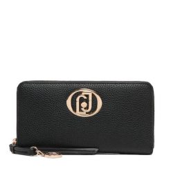 Portfel Liu Jo. Czarne portfele damskie Liu Jo. Za 339.99 zł.