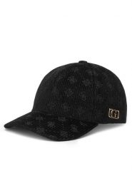 Guess Czapka z daszkiem AW5391 POL01 Czarny. Czarne czapki damskie Guess, z aplikacjami, z bawełny. Za 159.99 zł.