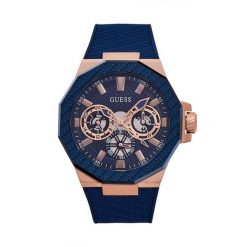 Zegarek Guess. Niebieskie zegarki męskie Guess, z aplikacjami. Za 729.99 zł.