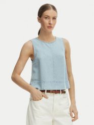 ONLY Top Dorsi 15363996 Niebieski Loose Fit. Niebieskie topy damskie ONLY, xs, bez wzorów, z lyocellu, bez kołnierzyka, bez ramiączek. Za 109.99 zł.