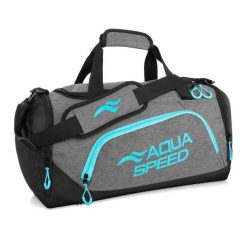 Torba treningowa AQUA-SPEED 35 l. Czarne torby sportowe męskie Aqua-Speed, bez wzorów. Za 119.99 zł.