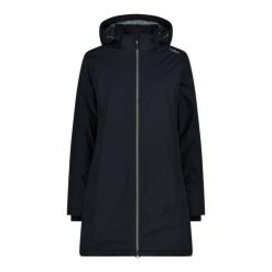 Płaszcz damski turystyczne CMP 32Z1406. Niebieskie płaszcze damskie CMP, s, bez wzorów, sportowe, bez kołnierzyka, bez kaptura. W wyprzedaży za 436.50 zł.