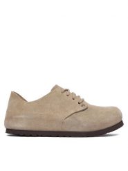 Birkenstock Półbuty Maine 1031746 Beżowy. Brązowe półbuty damskie Birkenstock, bez wzorów, ze skóry, bez obcasa, na płaskiej podeszwie, bez zapięcia. Za 719.99 zł.