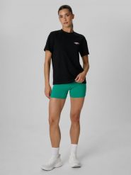 4F Legginsy krótkie dzianinowe damskie - zielone S. Zielone legginsy sportowe damskie 4F, s, bez wzorów, z dzianiny, krótkie. W wyprzedaży za 39.99 zł.