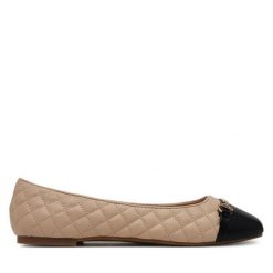 Baleriny Aldo. Brązowe balerinki damskie Aldo, bez wzorów, bez obcasa, bez zapięcia. Za 229.99 zł.