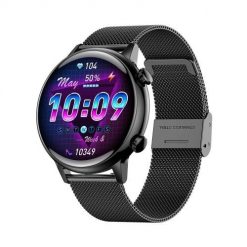 Smartwatch for women Manta Alexa Mini czarny. Czarne, cyfrowe smartbandy Manta Multimedia Sp. z o.o., bez wzorów. Za 197.99 zł.