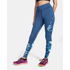 Damskie legginsy fitness Kilpi LAMIRAE-W. Niebieskie legginsy damskie Kilpi, bez wzorów, z materiału. Za 138.03 zł.