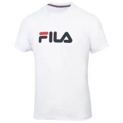 Koszulka sportowa męska Fila Classic Logo Tennis. Białe koszulki sportowe męskie Fila, m, bez wzorów, z poliesteru, bez ramiączek. Za 259.99 zł.