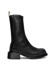 Dr. Martens Botki Maybole Hi Square DM41993001 Czarny. Czarne botki damskie Dr. Martens, bez wzorów, ze skóry, bez obcasa, na płaskiej podeszwie, bez zapięcia. Za 1,079.00 zł.