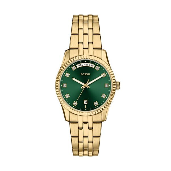 Zegarek Fossil. Żółte zegarki damskie FOSSIL, złote. Za 789.99 zł.