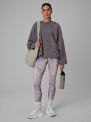 4F Legginsy treningowe szybkoschnące damskie - żółte L. Żółte legginsy damskie 4F, bez wzorów. Za 149.99 zł.