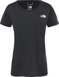 The North Face Koszulka damska Reaxion Amp Crew czarna r. XS. Czarne bluzki damskie The North Face, xs, bez wzorów, bez kołnierzyka, bez ramiączek. Za 120.75 zł.