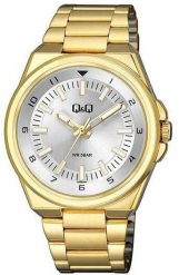 Zegarek męski QQ QZ68-001 złoty. Żółte zegarki męskie Q&Q, bez wzorów, złote. Za 169.00 zł.
