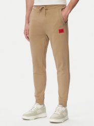 HUGO Spodnie dresowe Doak212 50447963 Czarny Regular Fit. Czarne spodnie sportowe męskie Hugo, m, bez wzorów, z bawełny. Za 449.99 zł.