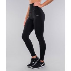 Klasyczne legginsy z wysokim stanem. Czarne legginsy damskie Carpatree, xl, bez wzorów, z podwyższonym stanem, na fitness i siłownię. Za 164.99 zł.