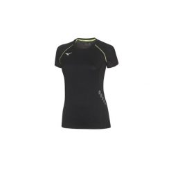 Premium T-shirt damski Mizuno JPN. Czarne t-shirty damskie Mizuno, bez wzorów, sportowe, bez kołnierzyka, bez ramiączek. Za 148.35 zł.